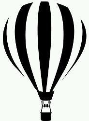 glitter tattoo stencil luchtballon