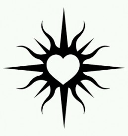 stralend hart
