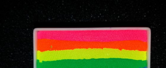 PxP splitcake UV regenboog