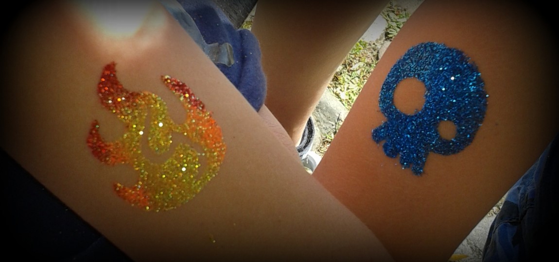 glittertattoo dubbel