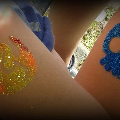 ZELF GLITTER TATTOO’S ZETTEN