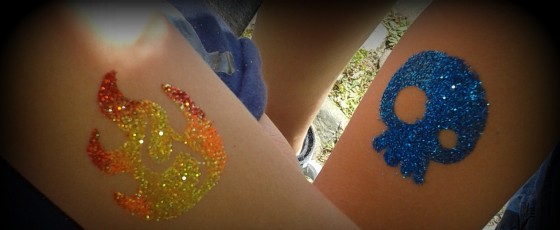 ZELF GLITTER TATTOO’S ZETTEN