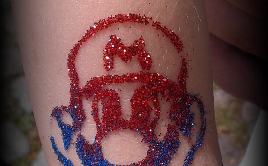 Verrassend Glittertattoo vragen - schmink, glitter tatoeages en airbrush tattoo's VD-73