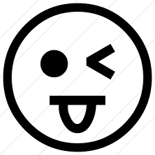 Emoticon knipoogt 1