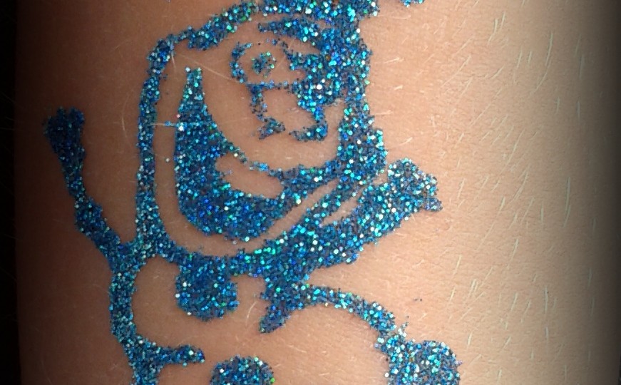 glitter tattoo olaf