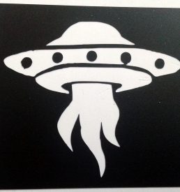 glitter tattoo ufo