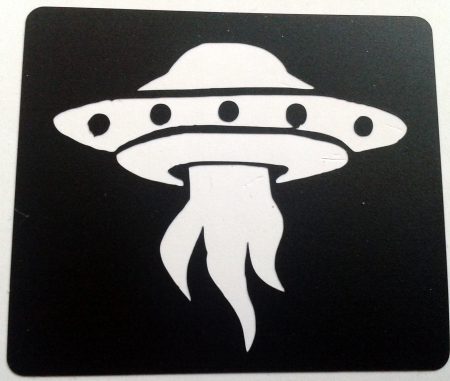 glitter tattoo ufo