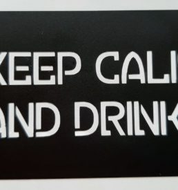 keep calm and drink