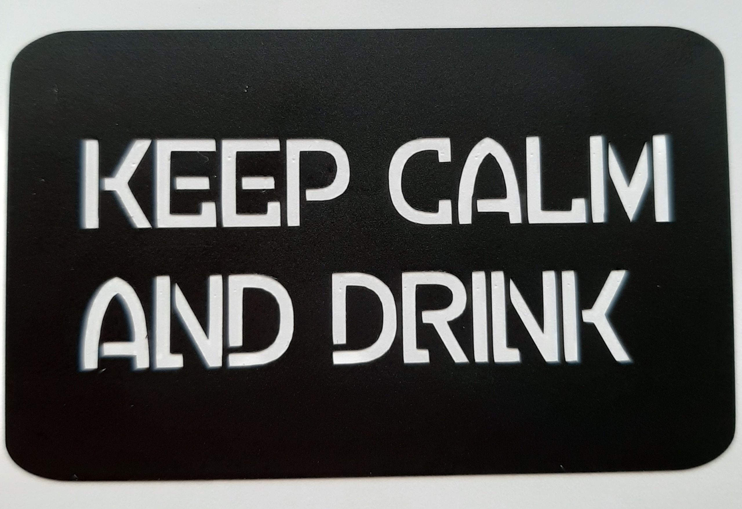 keep calm and drink