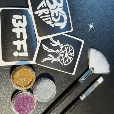 Glitter tattoo set Friends